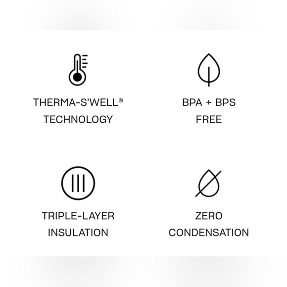 S'ip By S'well The Original Blue Stainless Steel Bottle 15oz Vacumn Insulated - Picture 6 of 7